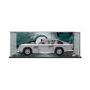 Aston Martin Display Case | Acrylic Display Case with custom engraving for LEGO James Bond Aston Martin 10262