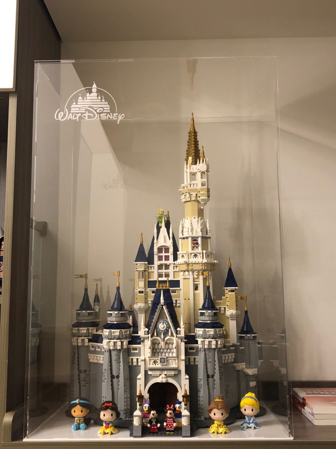 Disney Castle Display Case Acrylic Display Case With Engraving for Lego