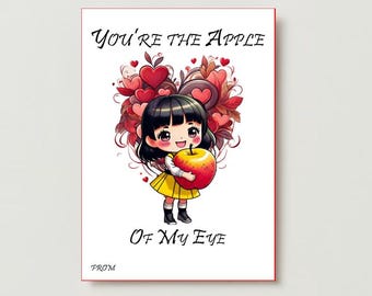 Card - You're the Apple of My Eye Valentine's Day