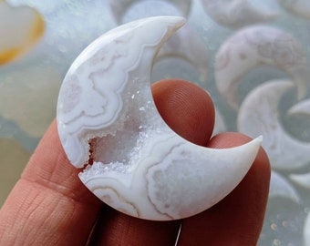 Druzy Agate Moons Druzy Agate Moons