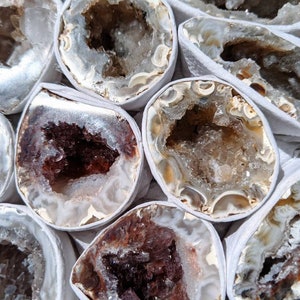 Occo Agate Geode, Druzy Geode Crystal, Druzy Agate, Crystal Cluster, Witchy Gifts, Altar Crystals, Crystal Grid, Witchy Gifts!
