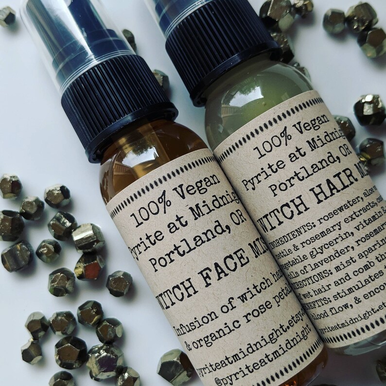 Witch Beauty Bundle Rose Witch Hazel Face Mist Hair Mist Etsy