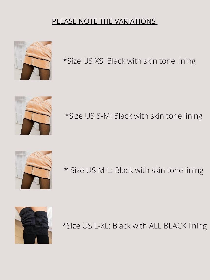 Warm Fleece-lined Faux Sheer Thermal 