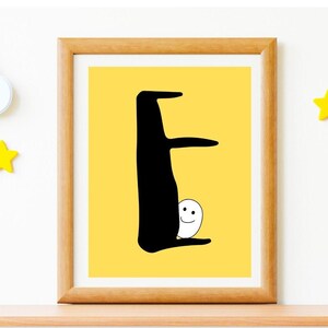 Ishi's Alphabet Drucke, Poster und Banner zum ausdrucken: Klassenzimmer Dekor, Wohnen Dekor, Kinderzimmer Poster, Positive Prints - letter, A4 und 5x7