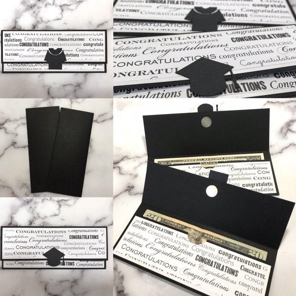 Graduation Money Envelope - Cap or Gown | Cash/Check Holder | Money Sleeve | Handmade card
