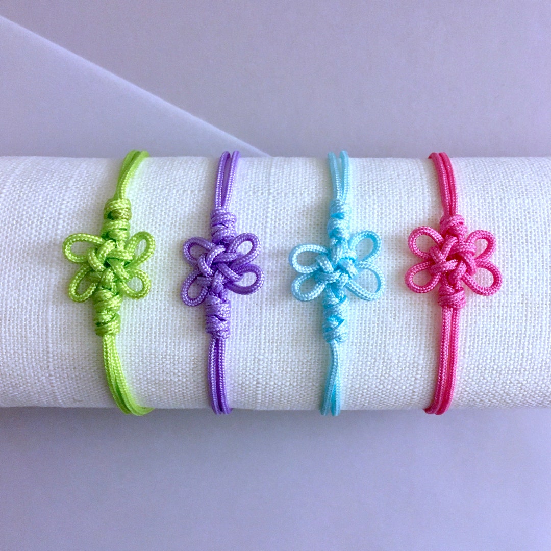 Korean Knot Bracelet Maehwa Knot Flower Knot Bracelet Etsy
