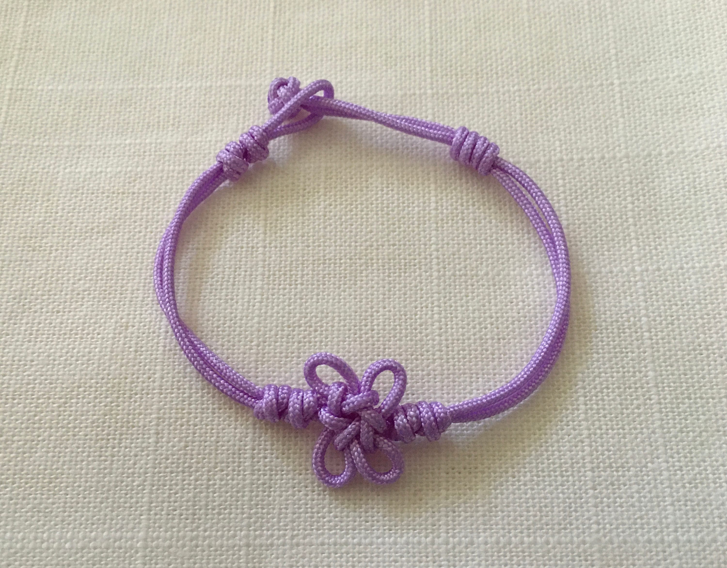 Korean Knot Bracelet Maehwa Knot Flower Knot Bracelet Etsy