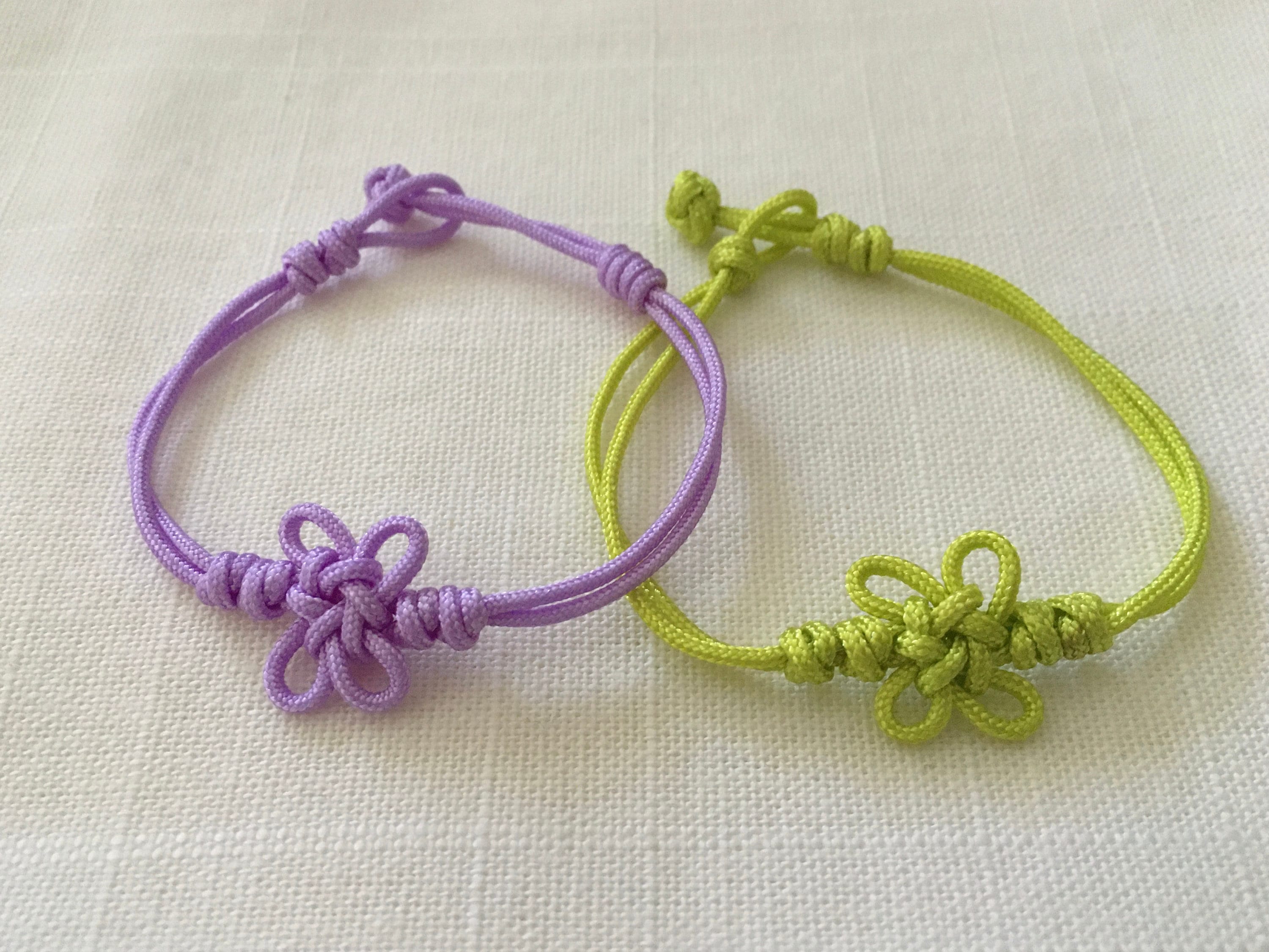 Korean Knot Bracelet Maehwa Knot Flower Knot Bracelet Etsy