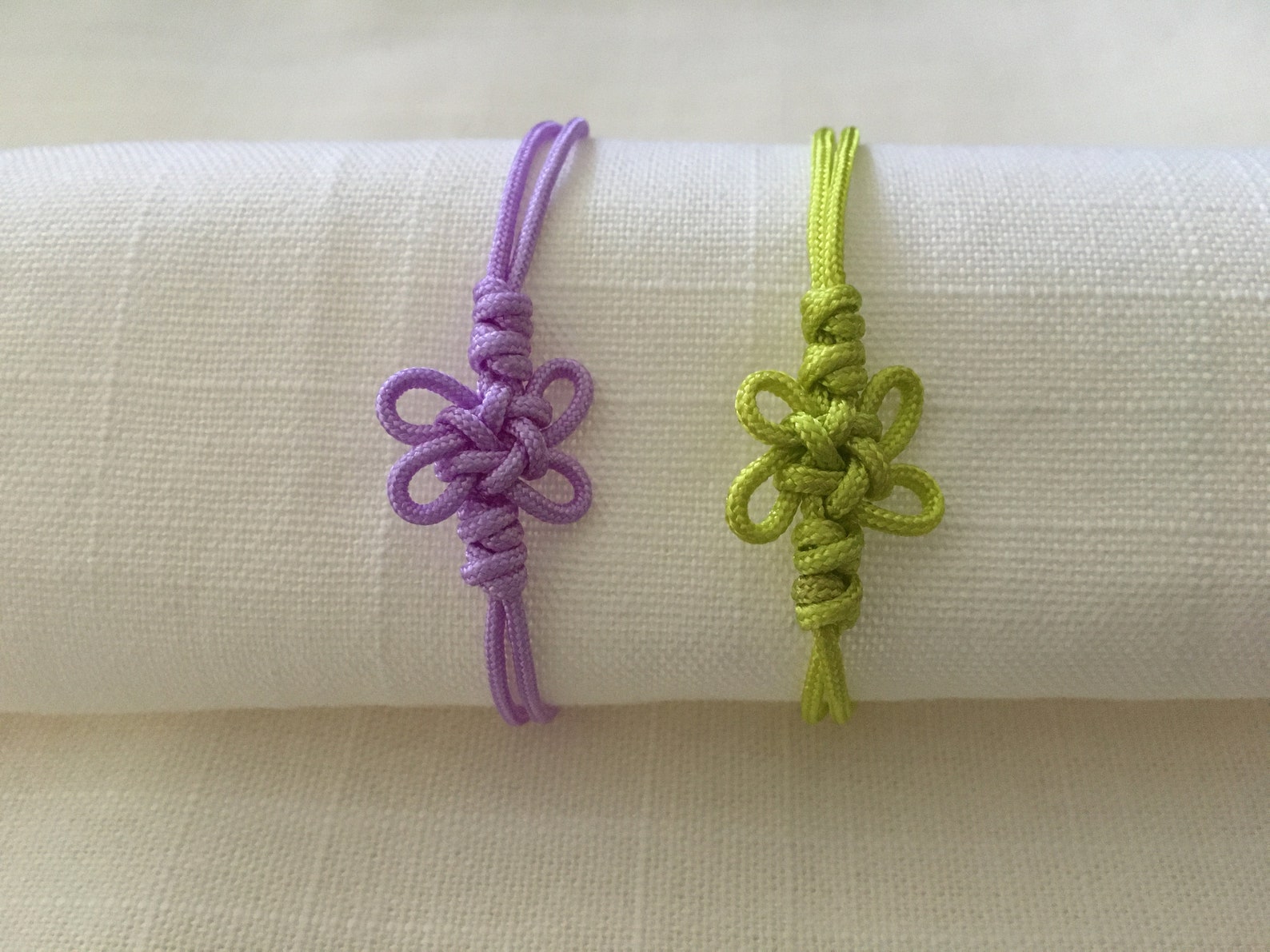 Korean Knot Bracelet Maehwa Knot Flower Knot Bracelet Etsy