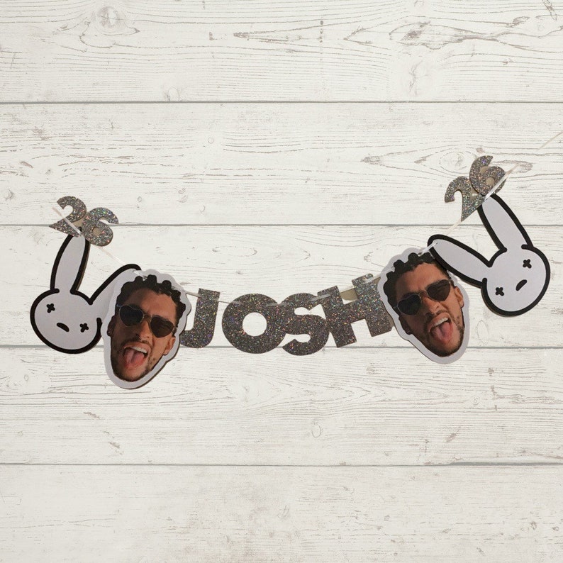 Bad Bunny Birthday BannerBad BunnyBirthday BannerConejo Etsy