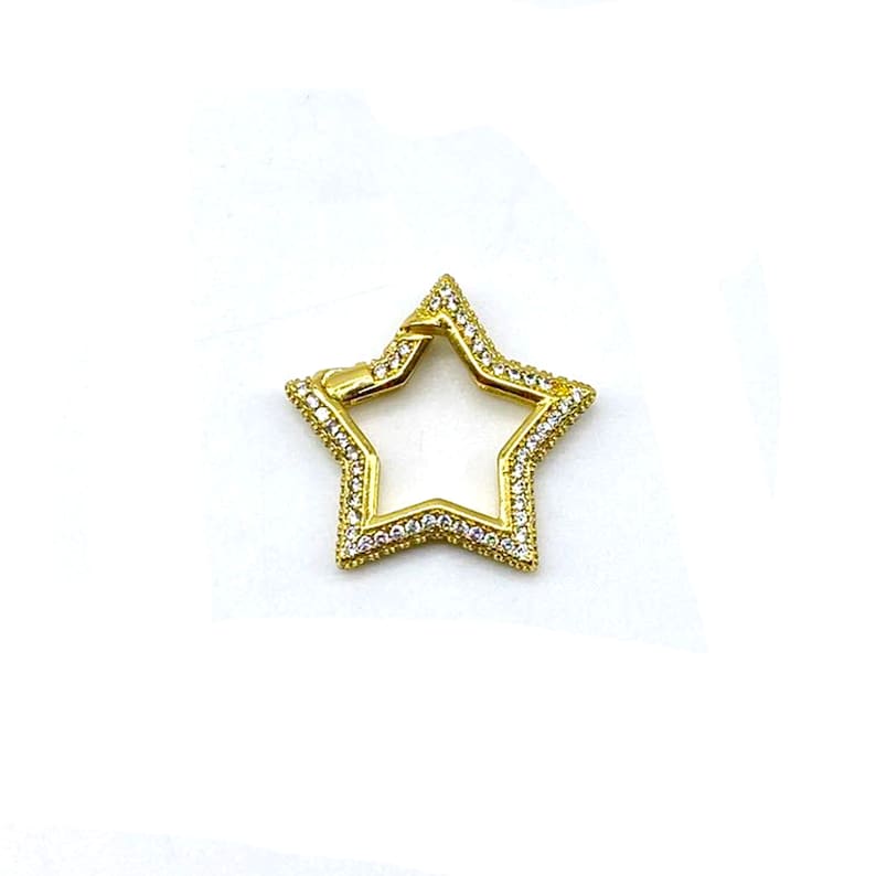 5pcslot Multi Design Star Cubic Clasp For Jewelry Making \u00a0