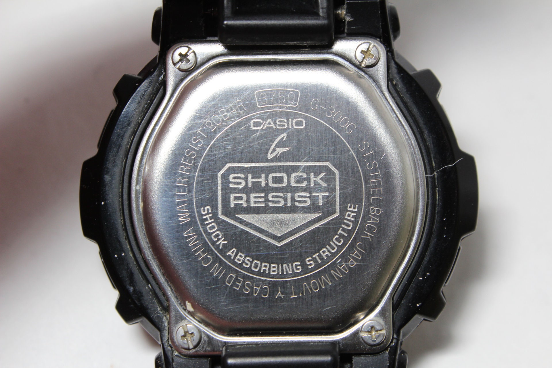CASIO G-300G Black Gold Digital Analog Motor Sport G-shock - Etsy