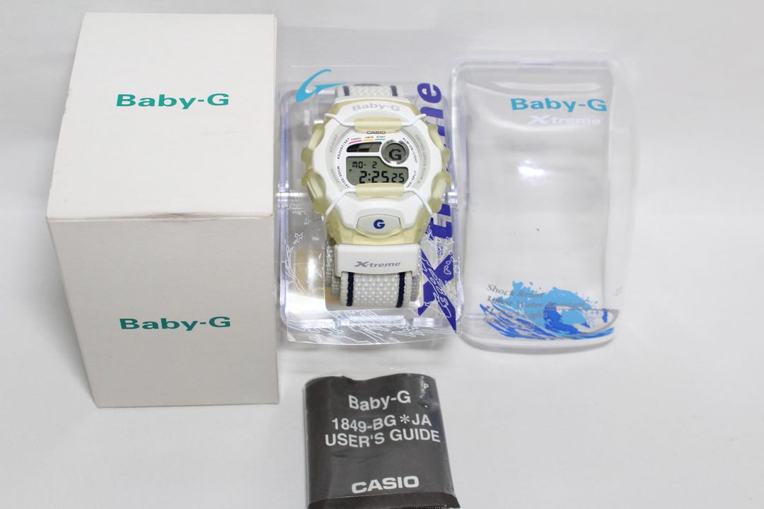 CASIO Baby-g BGX-131V-7T X-treme White - Etsy