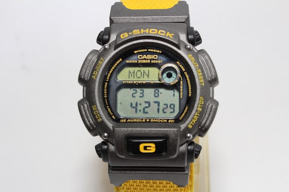CASIO G-SHOCK DW-8800 Agnes B Aurele Model Gray Yellow Watch CASIO G-SHOCK DW-8800 Agnes B Aurele Model Gray Yellow Watch