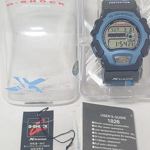 CASIO DW-004X X-treme Blue black sport watch G-SHOCK resistant