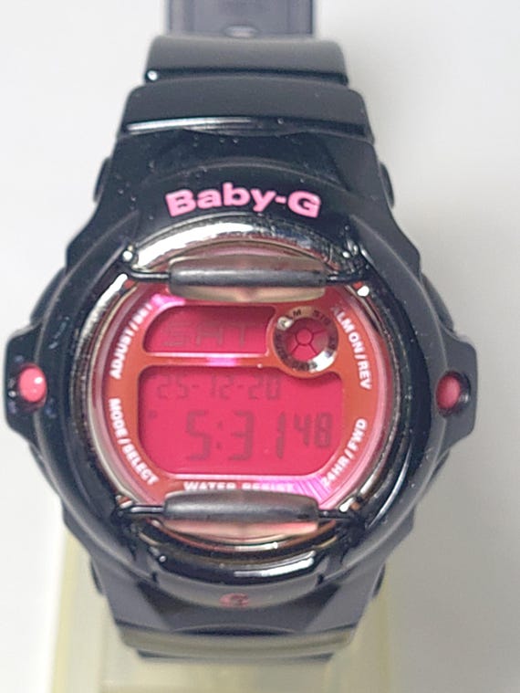 CASIO BG-169R Pink Black Baby G Shock Resistant Watch - Etsy display picture 1