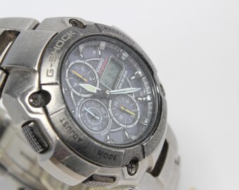 CASIO MR-G MRG-7000DJ Titanium Analog Digital Metal Band G-shock