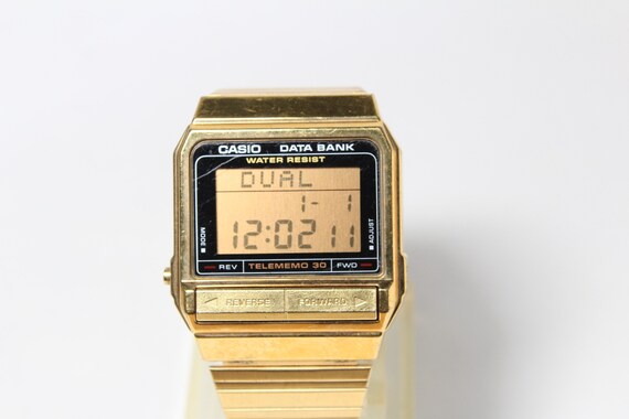 Casio vintage databank watch hot sale