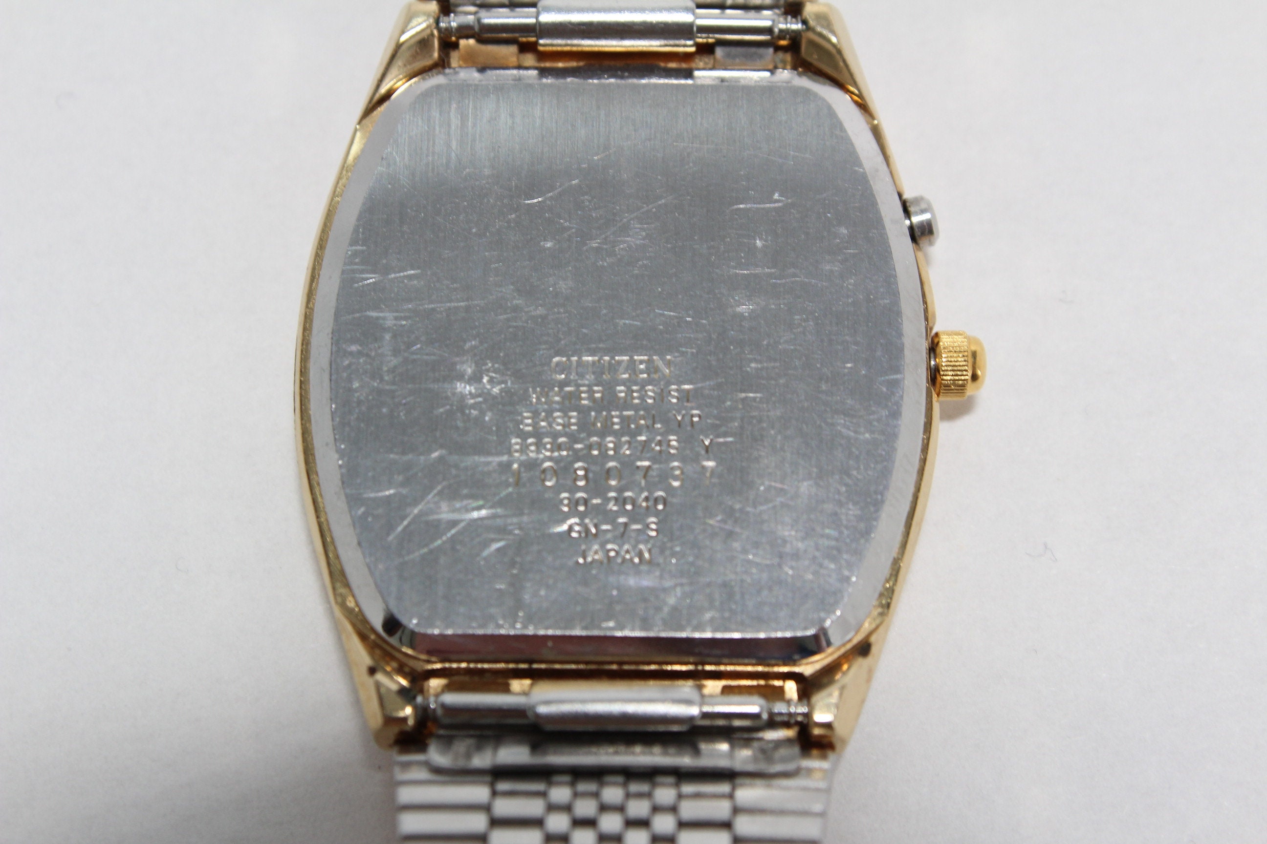 CITIZEN 8930-082745 GN-7-S JAPAN Analog Gold Watch - Etsy