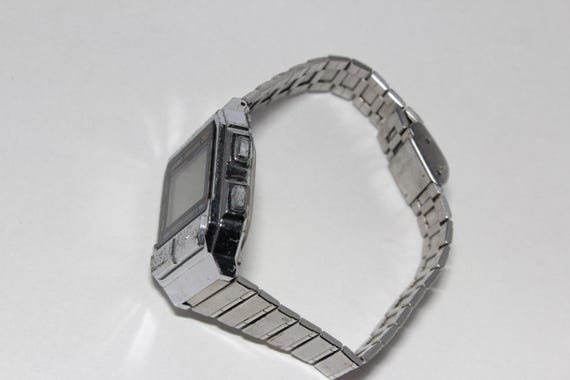 Casio DATA BANK DB-1500 silver telememo vintage s… - image 4