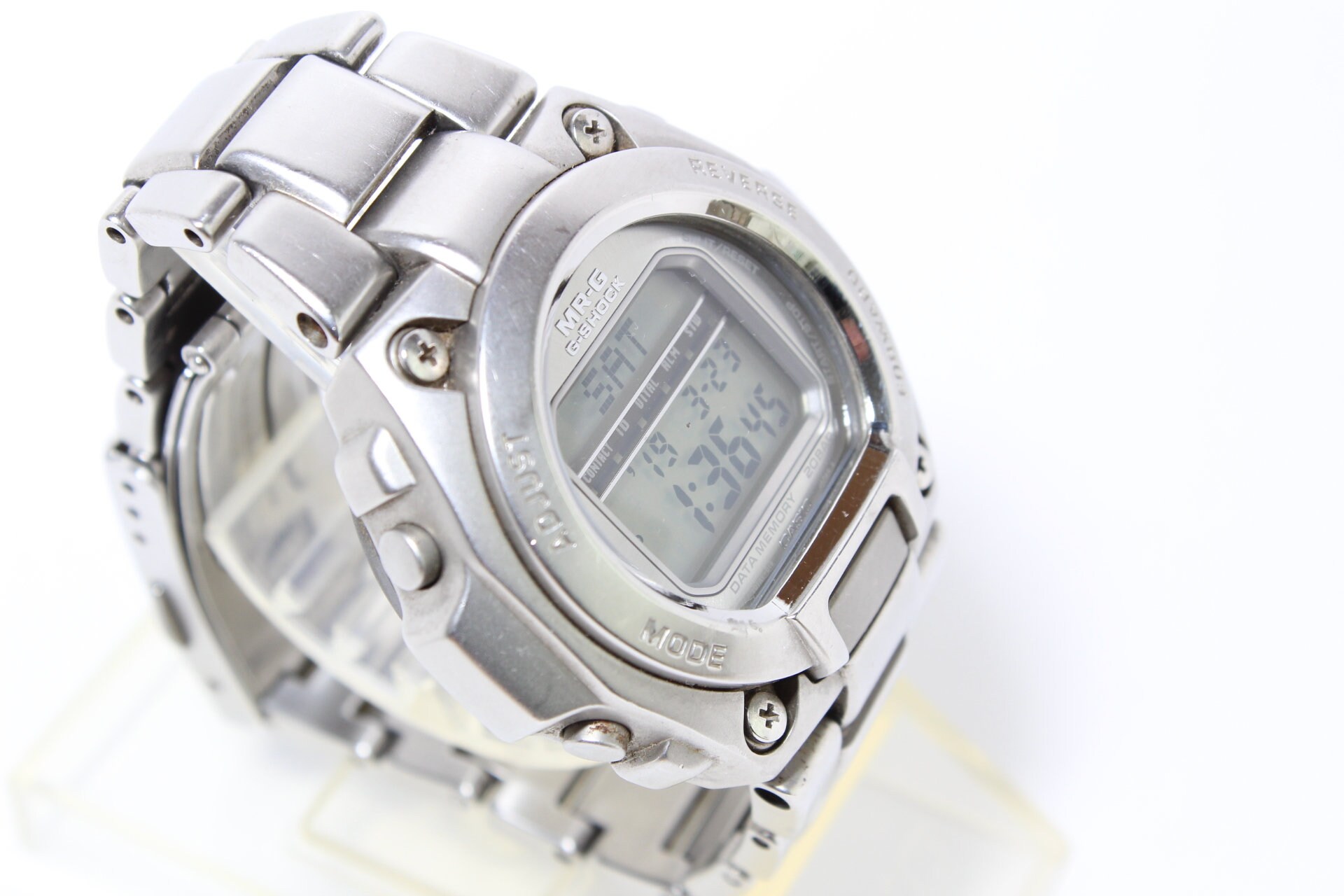 CASIO 美品 CASIO カシオ G-SHOCK MR-G MRG-220-7 SS メンズ クォーツ 定価