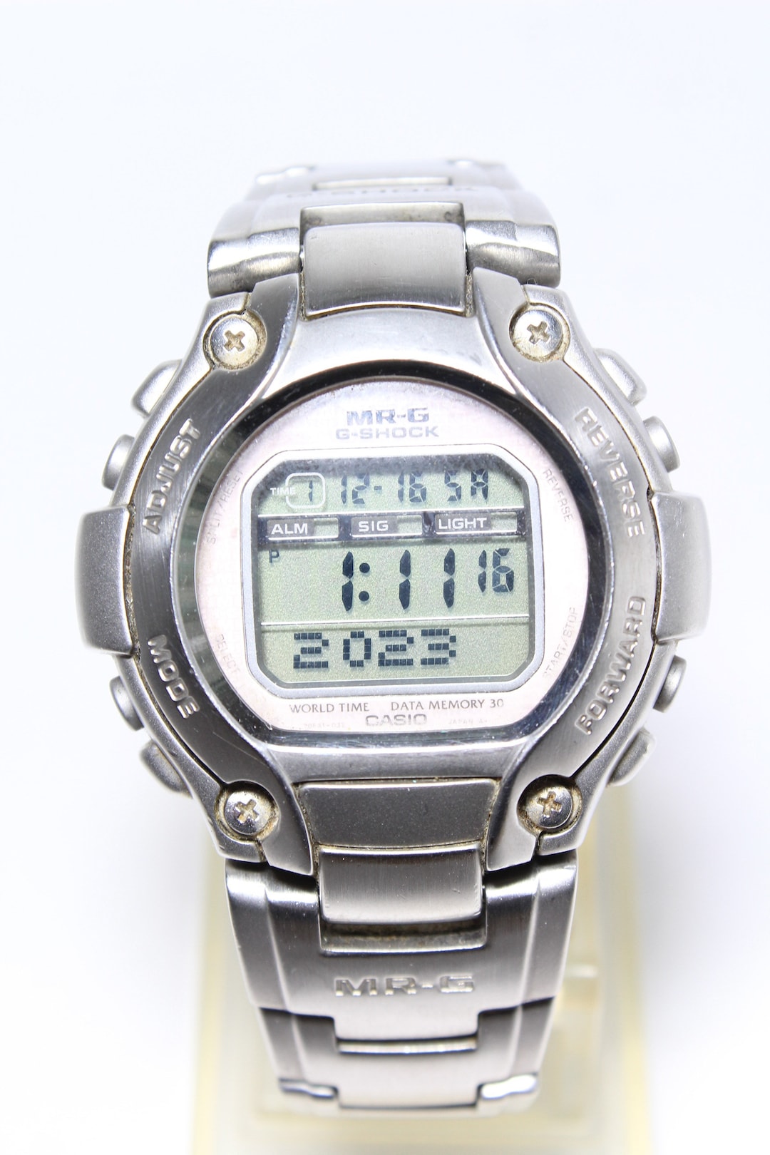 CASIO G-shock MR-G MRG-220 Floral Pink Rare Model Metal Watch