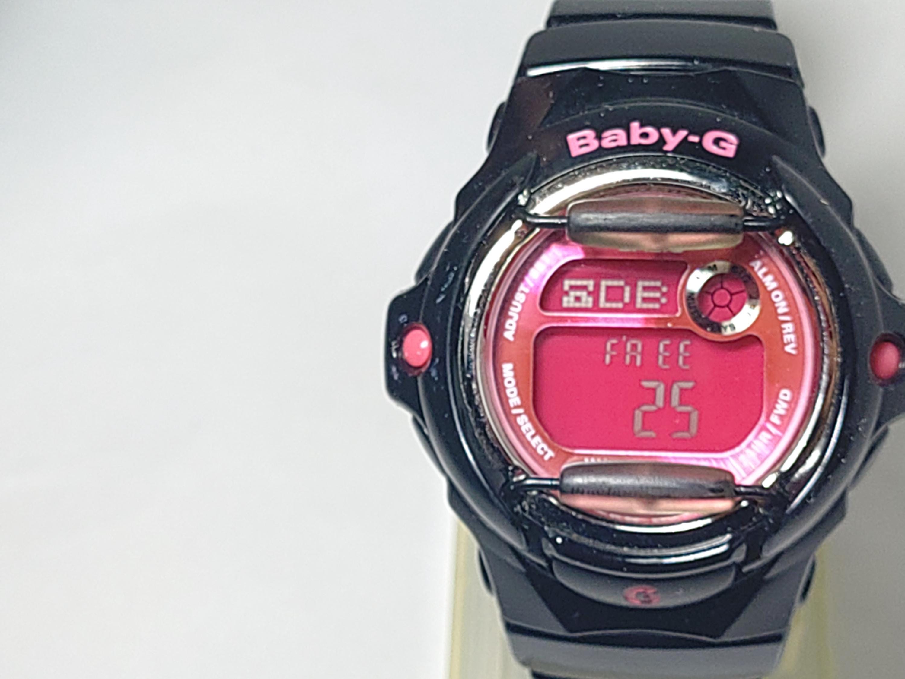 CASIO BG-169R Pink Black Baby G Shock Resistant Watch - Etsy