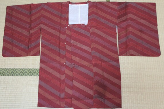 Pure silk Japanese Overcoat Michiyuki fabric pictu