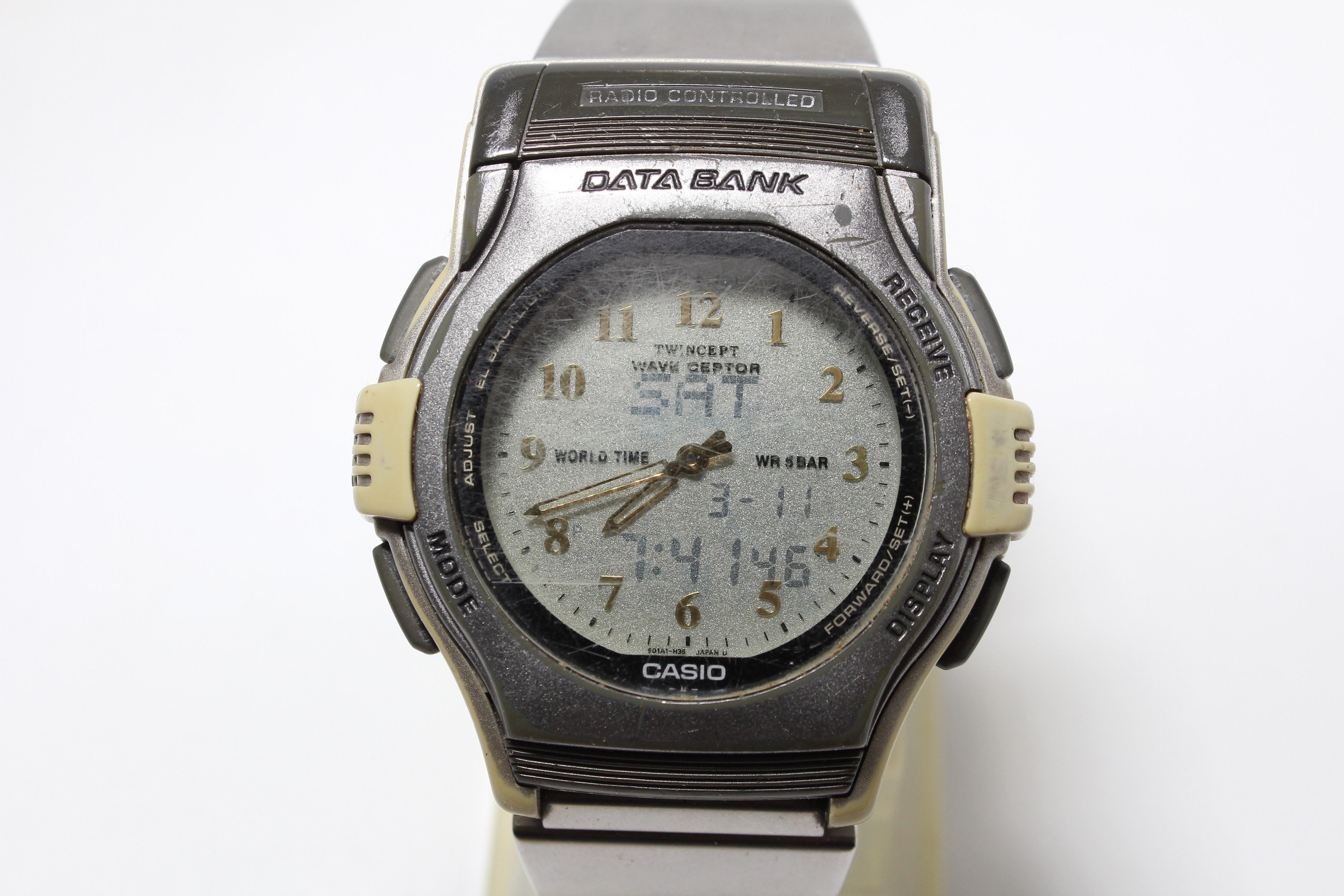 カシオ データバンク FKT-2000 デジタルアナログ腕時計 カシオ データバンク FKT-2000 デジタルアナログ腕時計