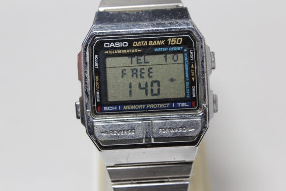 Casio DATA BANK DB-1500 silver telememo vintage s… - image 7