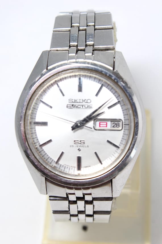 SEIKO 5ACTUS 6106 7510 Analog Vintage Automatic Watch SS 25 Jewels Etsy