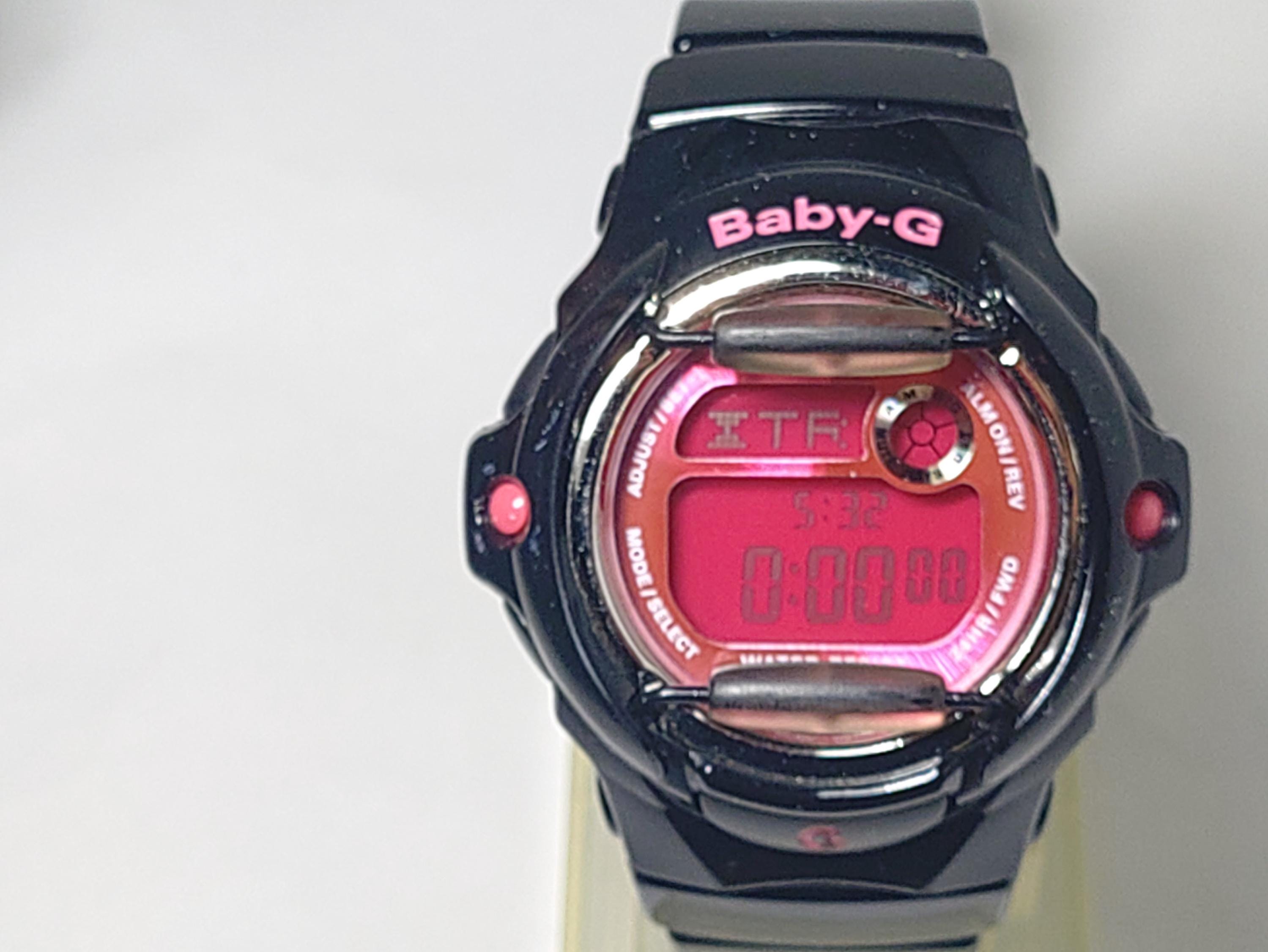 CASIO BG-169R Pink Black Baby G Shock Resistant Watch - Etsy