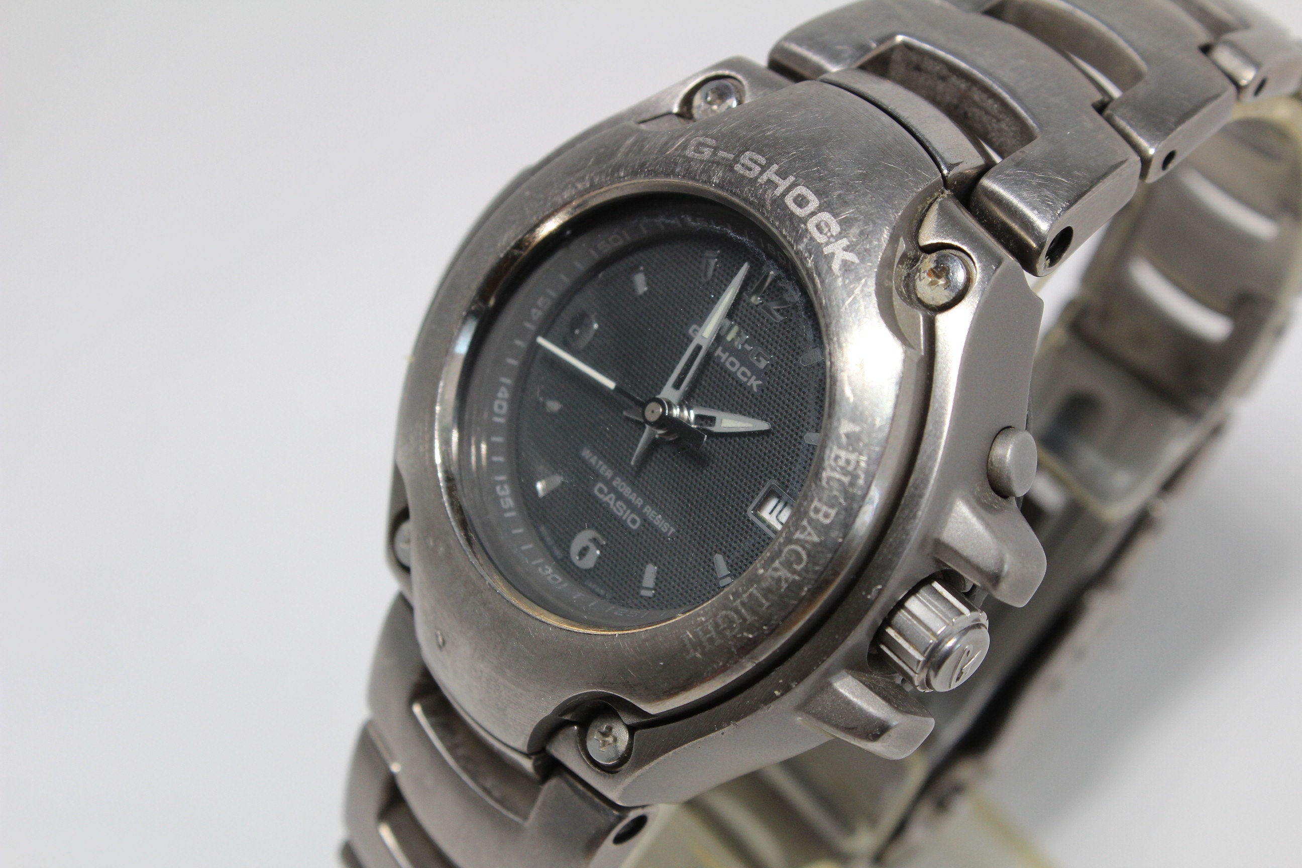 CASIO G-Shock MR-G MRG-122 チタンアナログ腕時計 - Etsy 日本