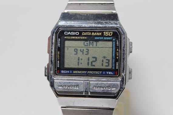 Casio DATA BANK DB-1500 silver telememo vintage s… - image 10