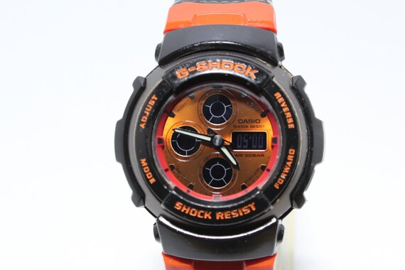 CASIO G-312RL Orange Black Digital Analog G-shock Resistant | Etsy Australia