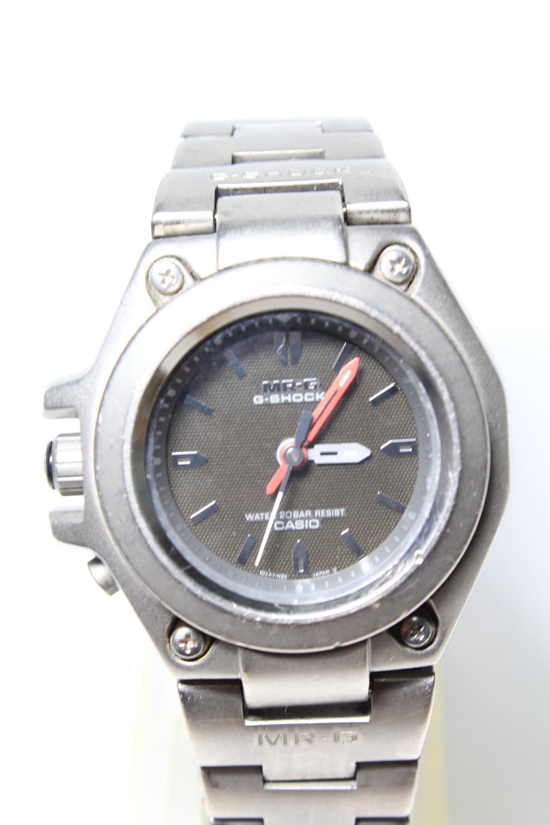 爆買い 英語 Analog Titanium MRG-120T MR-G G-shock CASIO Watch Cm 19 時計