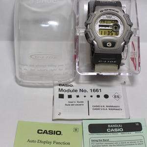 CASIO DW-004V G-LIDE G-Shock resistant vintage watch