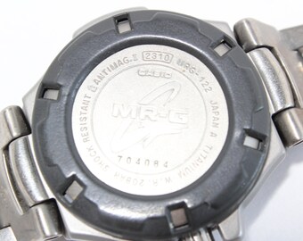 CASIO G-Shock MR-G MRG-122 チタンアナログ腕時計 - Etsy 日本