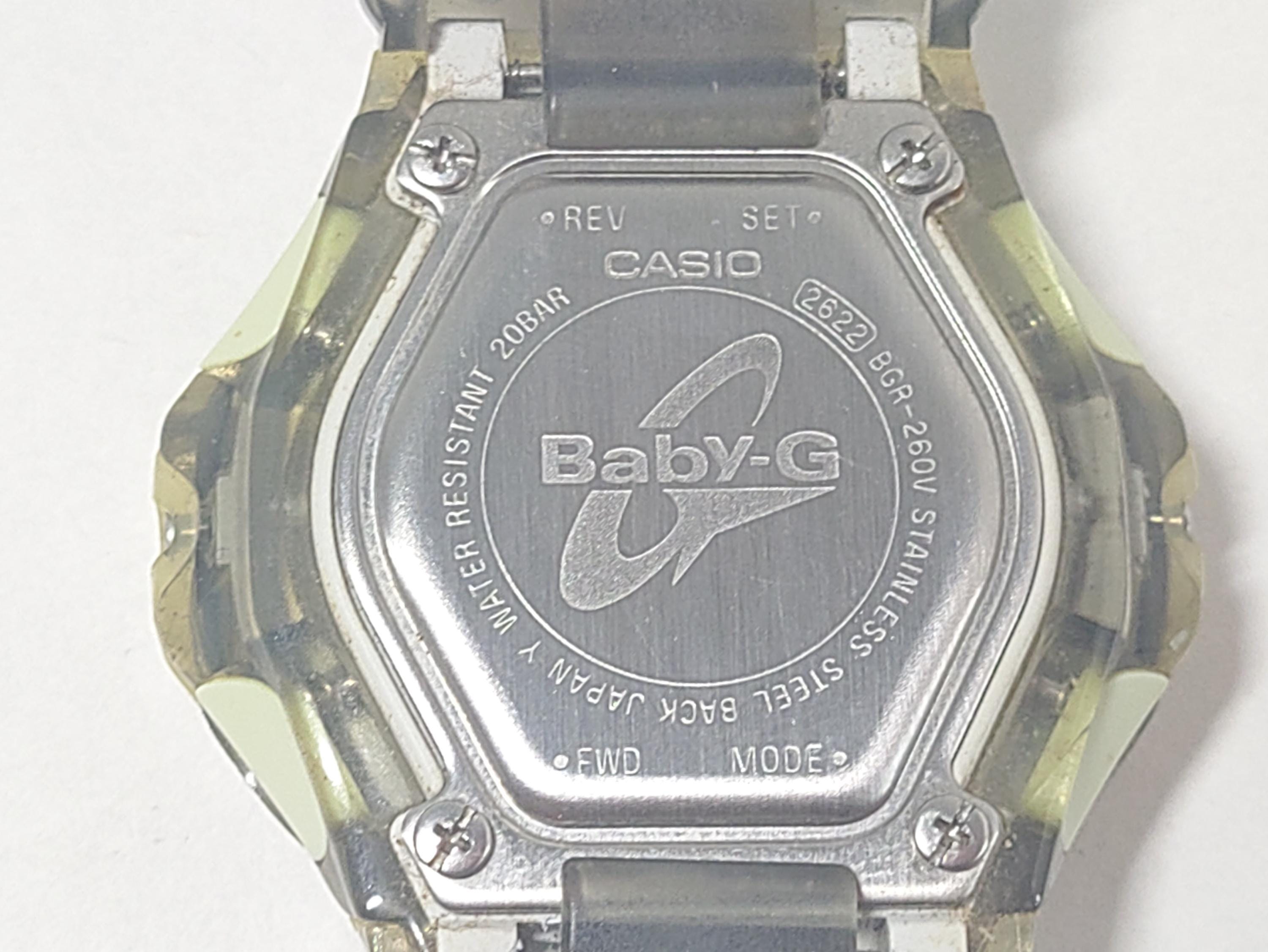 CASIO BGR-260V Blue Clear Baby-g Shock Resistant Watch Dog - Etsy