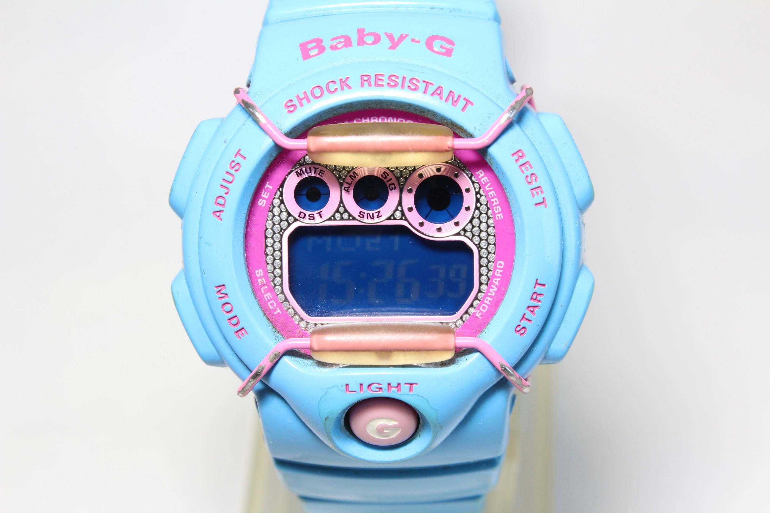 CASIO BG-1005M Blue Pink Digital Baby G Three Eyes Watch - Etsy
