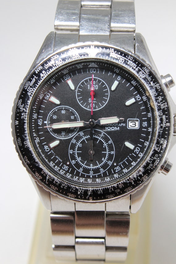 セイコー フライトマスター パイロット クロノグラフ 7T92-0CF0