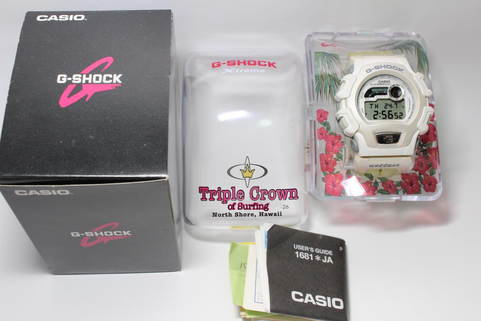 CASIO DW-004ASJ-7T X-treme Triple Crown Sport Watch G-shock - Etsy 