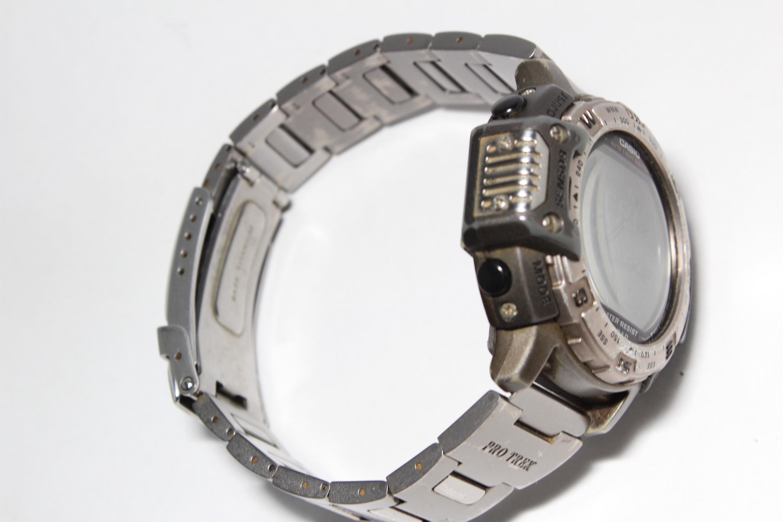 CASIO PROTREK PRT-500 Digital Analog Watch Titanium - Etsy