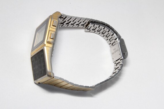 Casio DATA BANK Multi Lingual DBC-611G Gold vinta… - image 4