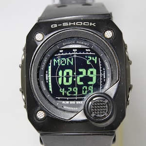 CASIO G-8000 Zwart rechthoekig G-schokbestendig horloge