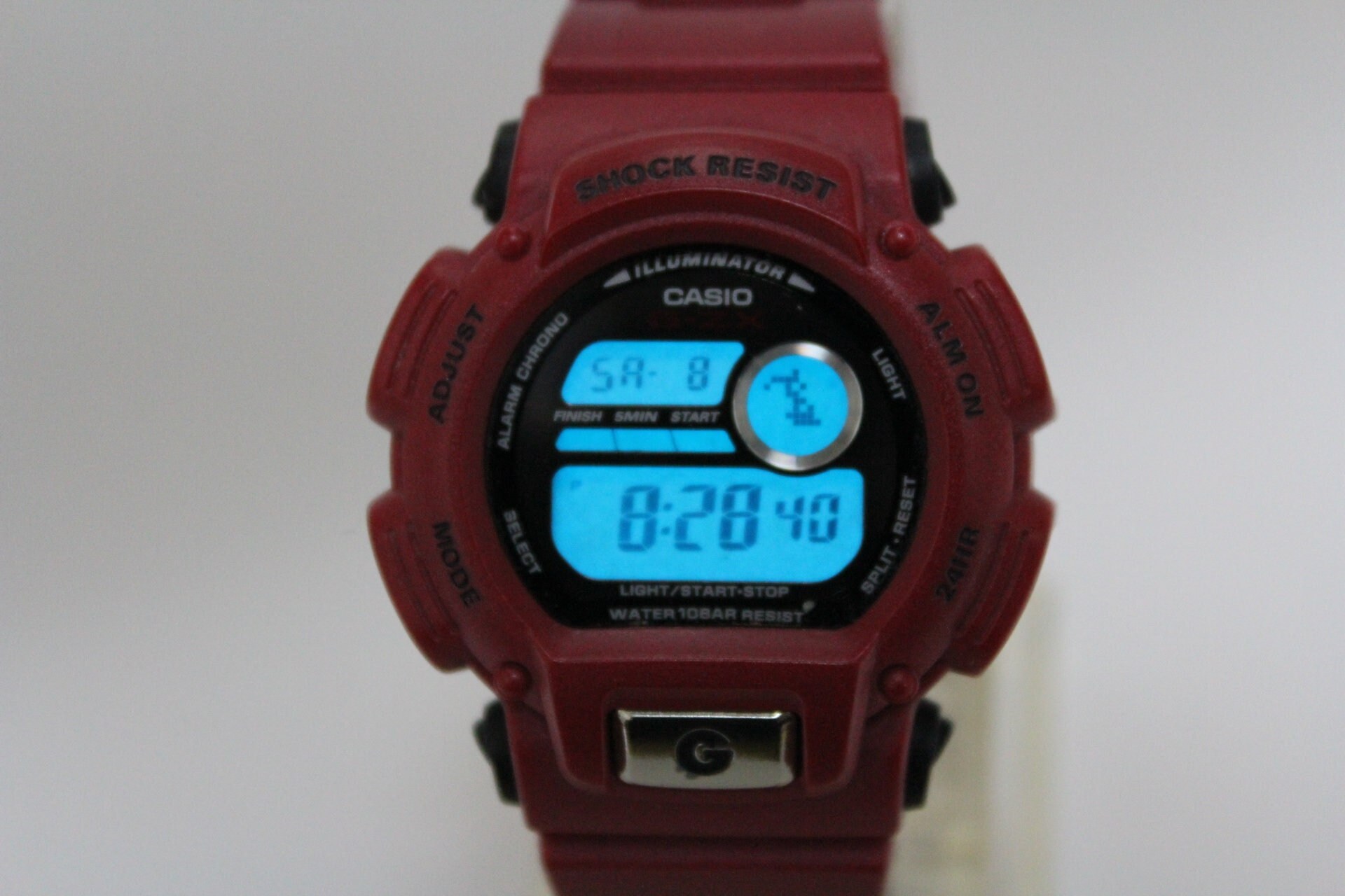 CASIO G-ZX GZX-905JF Shock Resistant Red Watch - Etsy