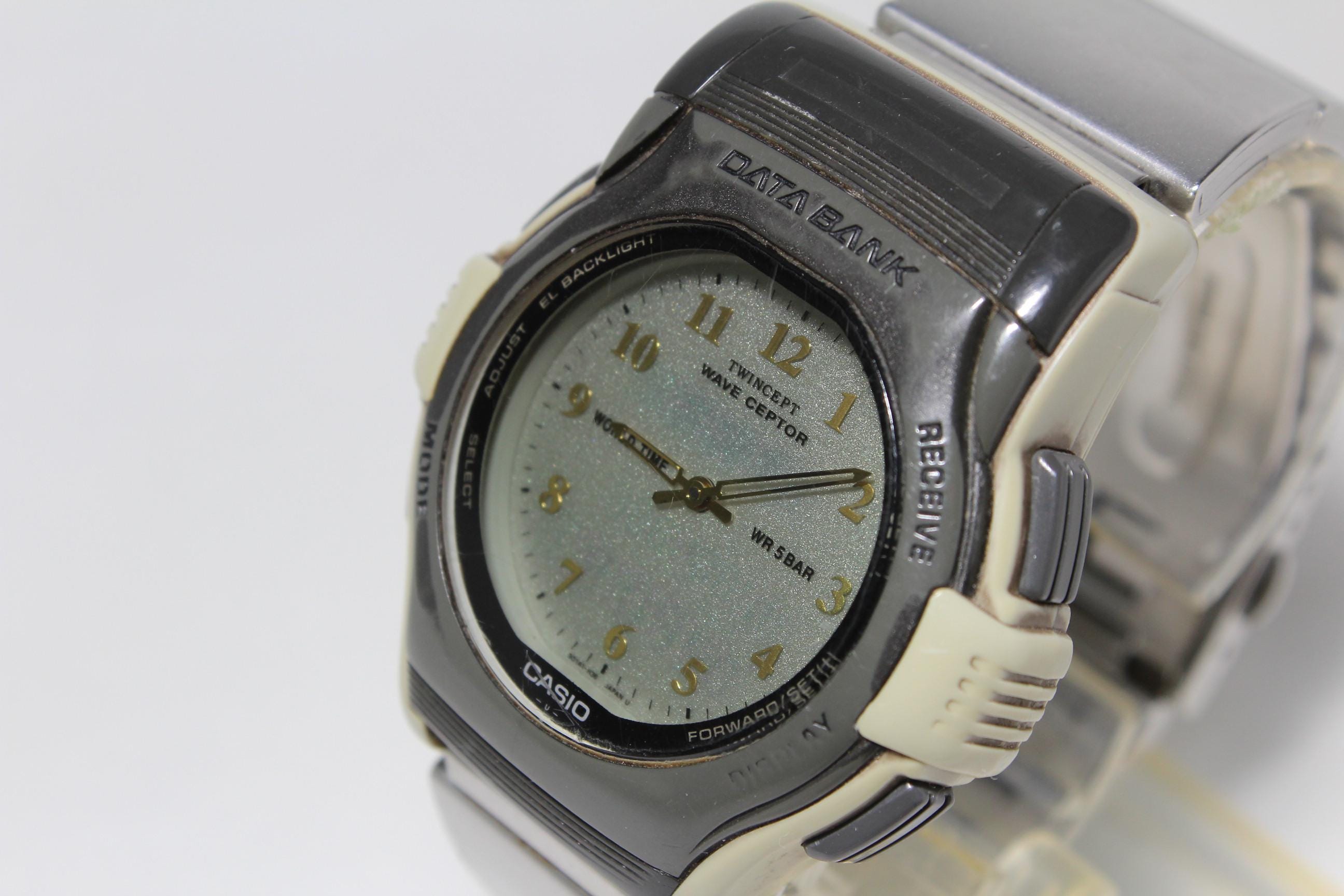 Casio DATA BANK FKT-2000 Digital Analog Watch Metal Band - Etsy