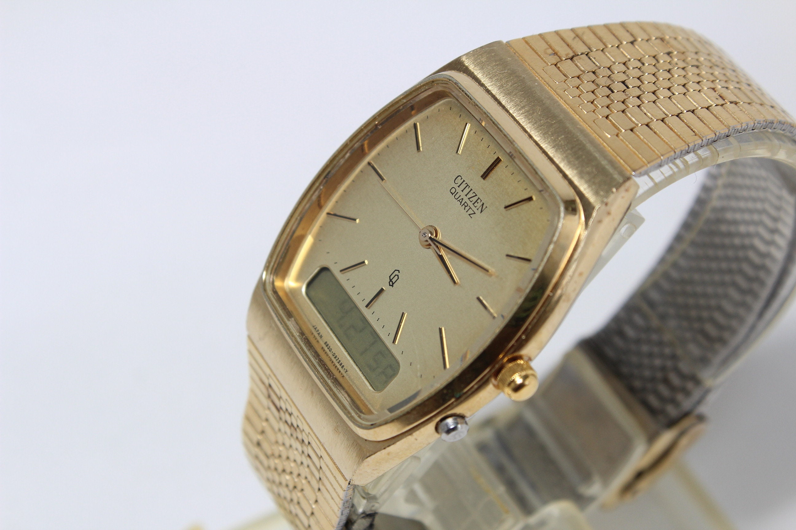 CITIZEN 8930-082745 GN-7-S JAPAN Analog Gold Watch - Etsy