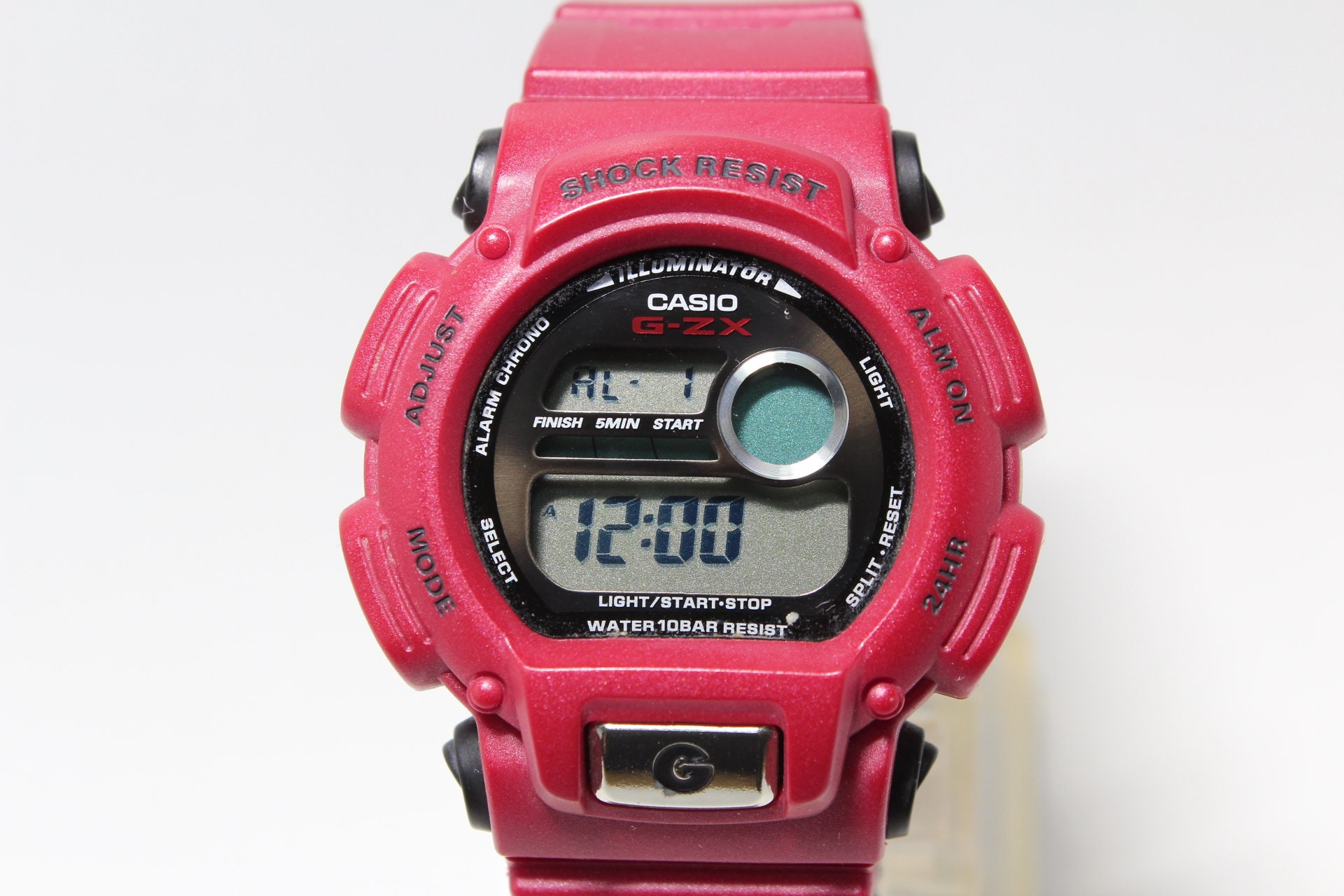 CASIO G-ZX GZX-905JF Shock Resistant Red Watch - Etsy