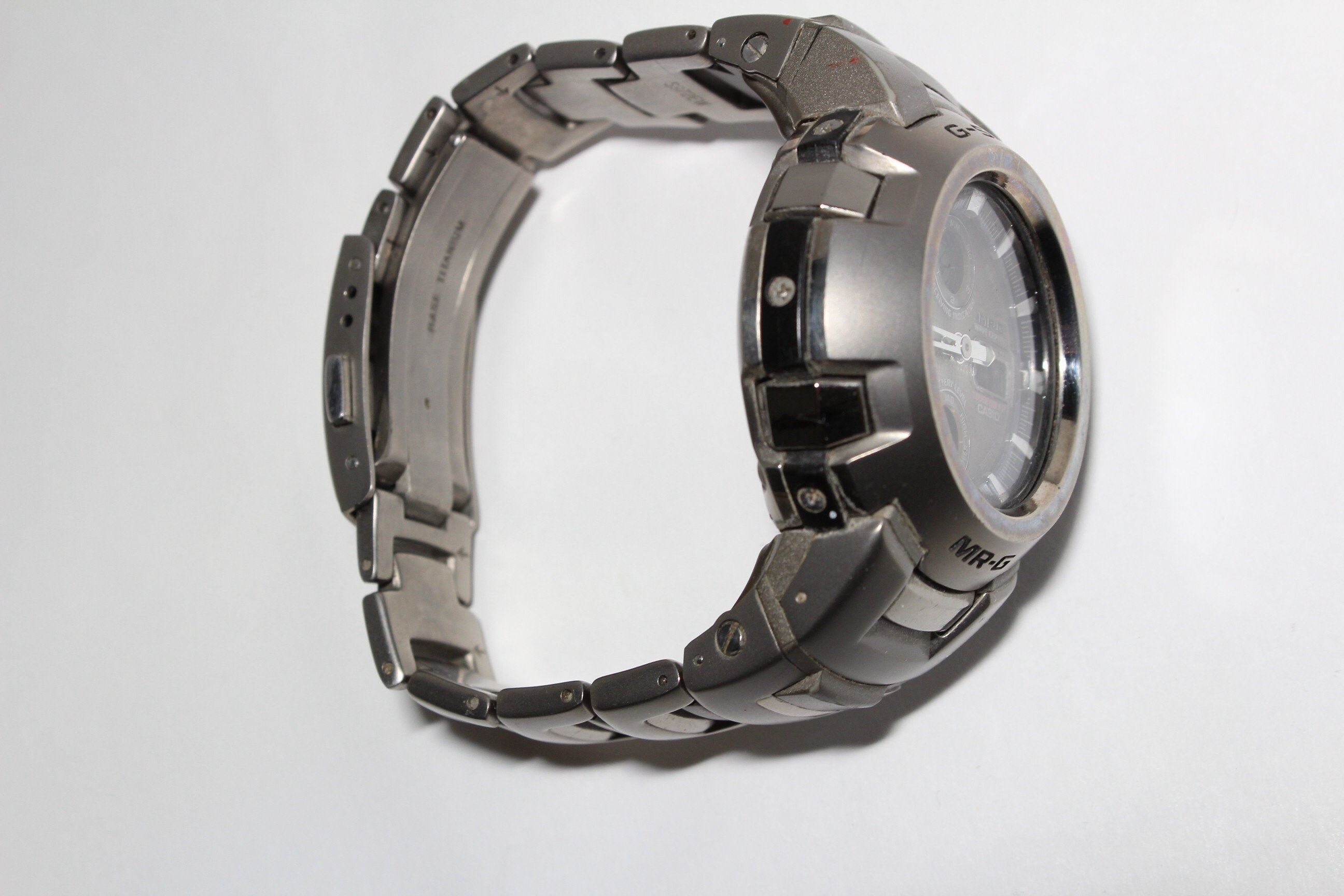 CASIO MR-G MRG-2000DJ Titanium Analog Digital Metal Band G